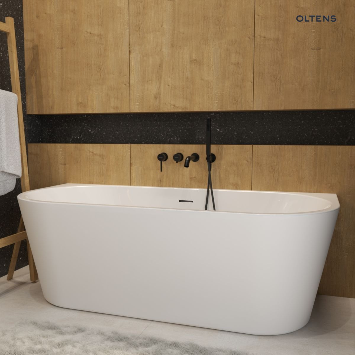 Oltens Delva wanna wolnostojąca narożna 170x80
