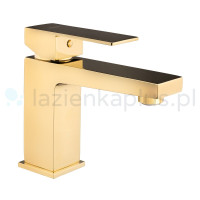 Oltens Molle bateria wannowo-prysznicowa kompletna wolnostojąca czarny mat