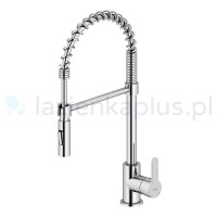 Oltens Gota bateria umywalkowa stojąca czarny mat