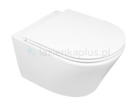 Zestaw Oltens Jog miska WC z deską wolnoopadającą i stelaż podtynkowy Triberg Torne 5w1 z przyciskiem spłukującym chrom